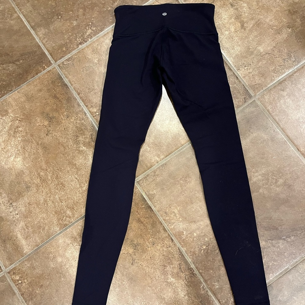 Full length navy lulu lemon leggings